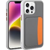 Aksesuarcim Apple iPhone 16 Pro Max ile Uyumlu Kılıf Silikon Deri G&ouml;r&uuml;n&uuml;ml&uuml; C&uuml;zdan Kartlıklı Darbe Korumalı Stand Olabilen Ye