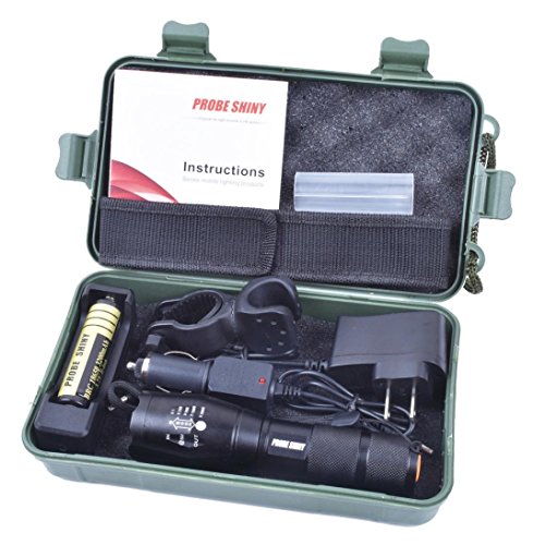 Lampe Torche Angelof Lampe Torche Tactique 5000 Lumens,Lampe De Poche à Led Rechargeable Camping Militaire Lampe éTanche