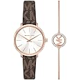 Michael Kors Women's Watch Pyper, 38 mm Case Size, Three Hand Movement, Stainless Steel Strap