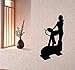 Produktbild Wandtattoos Vinyl Aufkleber Aufkleber Wandbild Gym Decor Sport Woman Heimtrainer 1 30X57 Cm