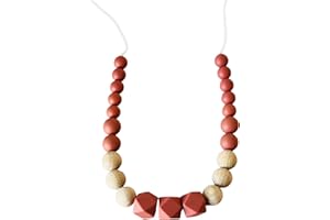 Collier BABY SHELL/Allaitement et portage - Fabrication Française - Modèle Bo.Aime TERRACOTTA