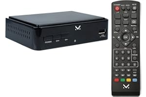 Majestic DEC 665 - Decodificador Digital terrestre DVB-T/T2 HD, Entrada USB, Mando a Distancia, Euroconector, HDMI