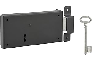 THIRARD Serrure en applique pêne dormant 160 x 80 mm droite pour porte de cave