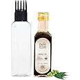 Blend It Raw Apothecary Neem Oil 100ml & Applicator Bottle with Comb Cap | Combo | Cold Pressed Neem Oil for Skin, Hair and Plants With Applicator Bottle for Applying Hair Oil, Shampoo and Medicine