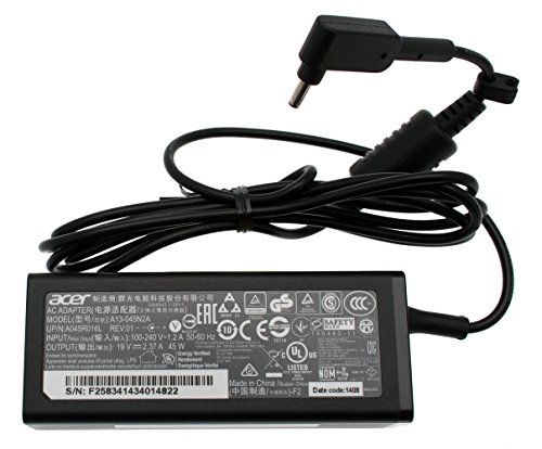 Original Netzteil / AC Adapter black 19V / 2,37A / 45W ohne Netzkabel PA-1450-26 / PA145026 Steckergröße 7,5mm Länge / 3mm Außendurchmesser / 1mm Innendurchmesser (siehe Bild) - 2