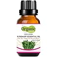 Organic Indore Pure and Natural Rosemary Essential Oil for Hair and Skin - 10 ml (Normal Skin )
