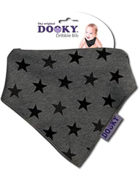 Baby Dooky Bandana Baby-Dreieckstuch Halstuch Baby-Lätzchen mit Sternen in rosa grau weiss mit Druckknöpfe