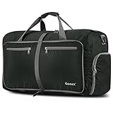 【Faltbar und geräumig】 Es kann zu einem wirklich kleinen kompakten gefaltet werden, der so wenig Platz einnimmt, aber sich öffnet, um über 80L Kapazität zu haben, um als eine Gepäcktasche zu verwenden, falls Ihr Koffer anschwillt. Duffle wurde entwickelt, um am besten mit Taschenverpackungswürfeln zu funktionieren - Fügen Sie beide in Ihren Einkaufswagen für ein organisiertes, leichtes Reiseerlebnis ein.