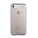 Price comparison product image Speck Presidio Case with Shock Barrier for iPhone 7/8 - Clear/Gold Glitter, 79989-5636