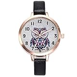 TianWlio Armbanduhren Damen Schöne Mode Einfache Uhr Damen Ledergürtel Uhr für Geschenk 2019