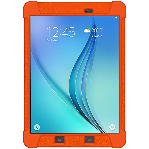 Amzer Exklusive Silikonhülle für 9,7 Zoll) Samsung Galaxy Tab (A T550/SM-T555, P550, Orange - 2