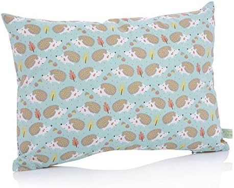 La Petite Unique 35 x 25 cm children’s pillow WITH FILLING washable baby’s pillow 100 % Oeko-tex certified motif : Hedgehogs