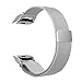 Produktbild Fintie Gear S2 Armband - Edelstahl Milanese Magnet UhrBand Uhrenarmband Erstatzband Replacement für Samsung Gear S2 SM-R720 / SM-R730 Smart Watch (Nicht für Samsung Gear S2 Classic und Gear Fit 2), Silber