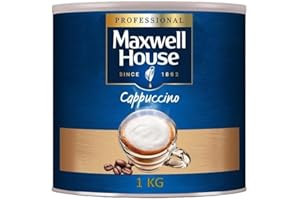 Maxwell House Cappuccino Instant Coffee 1kg Tin (1000 Grams)