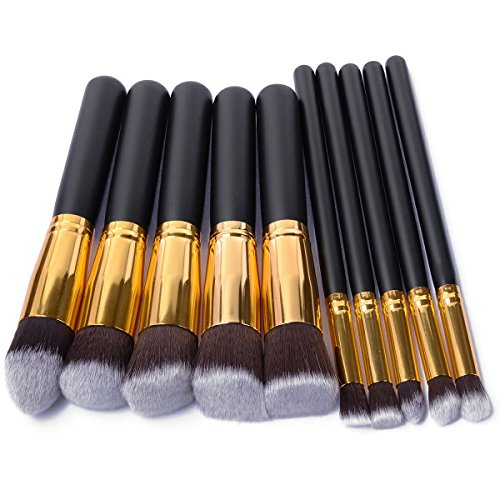 XCSOURCE® Pro Kosmetik 10PCS Pinsel Satz Makeup Brush Satz Augenbrauen Schatten Cosmetic Foundation Concealer Bürsten MT085 - 4