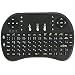 Produktbild Hieha 2,4 GHz Mini Tastatur Kabellose Touch Tastatur mit Touchpad und Multimedia-Tasten für Computer Laptop Tablet Smart TV Box HTPC IPTV Unterstüzt Windows CE 2000 XP Vista 7 und Linux Schwarz