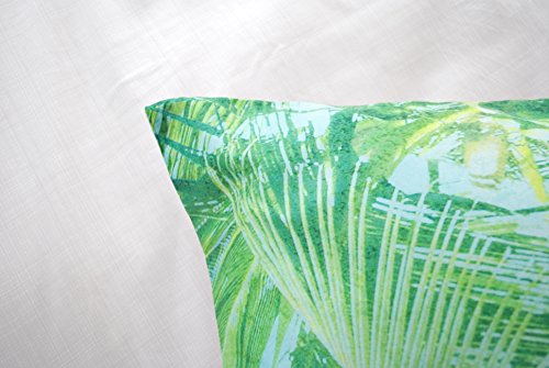 Satinbettwäsche 135×200 cm 100% Baumwolle Design „Palm Beach“ - 4