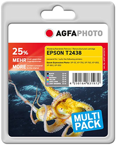 Preisvergleich Produktbild AgfaPhoto APET243SETD Remanufactured Tintenpatronen Pack of 1