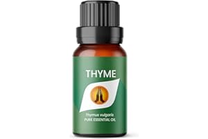 AROMA ENERGY Thyme Essential Oil, 10ml | Essential Oils Fragrance for Diffuser for Home, Candle Making, Wax Melts, Cleaning, humidifier | Pure, Natural, Vegan, Made in UK