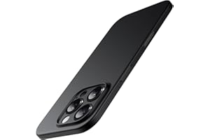 ‎JETECH JETech Ultra Szczupły Etui dla iPhone 16 Pro 6,3 Cala, Obiektywem Aparatu Pełna Ochrona, Lekkie Matowe Wykończenie PP Twarde Minimalistyczne Osłona (Czarny)