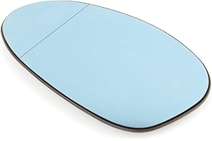 TAKPART Miroir de rétroviseur électrique droit O/S pour série 1 E87 E88 2004-2009