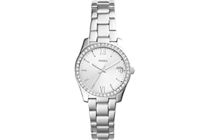 Fossil Watch for Women Scarlette Three-Hand Day-Date, Stainless Steel Watch with a 32 mm case Size