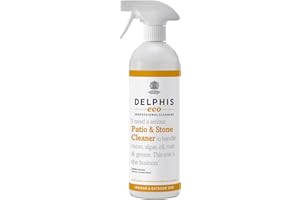DELPHISECO Delphis Eco Patio & Stone Cleaner 700ml Spray | Indoor & Outdoor | Eco Friendly Patio Cleaner | Removes deep stains, moss, algae, grease, soot, limescale, rust & more