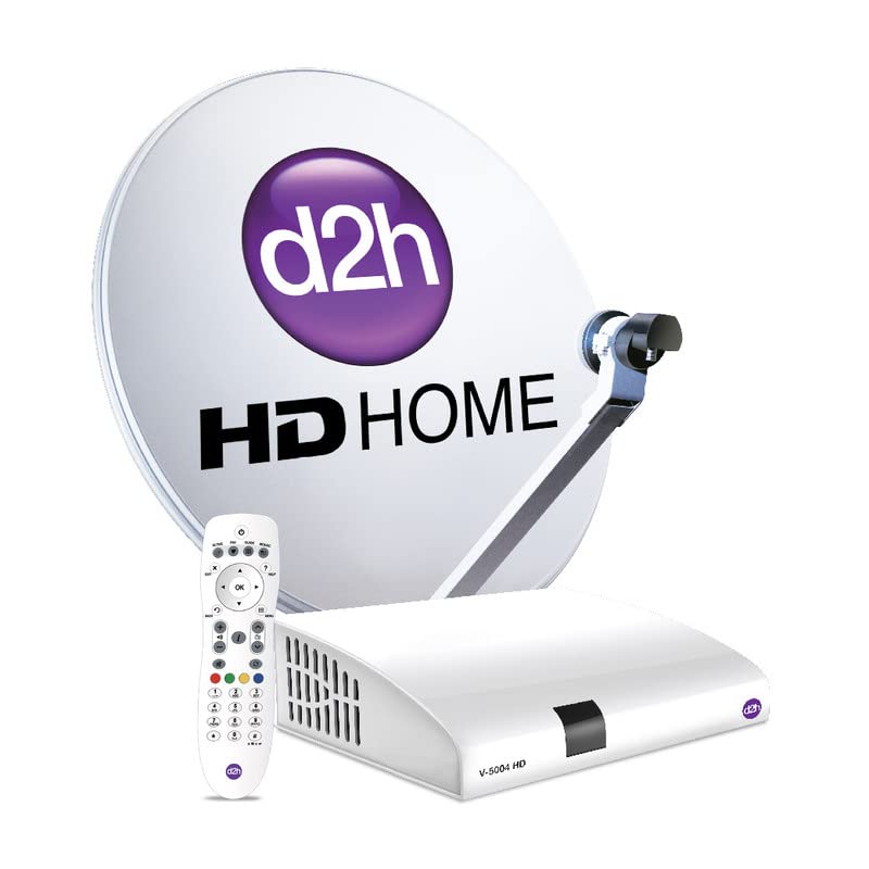 d2h Smart + HD Set Top Box | DTH Connection | Telugu 1 Month Family Kids HD Pack + Standard Installation & 6 OTT Apps at No Extra Cost.