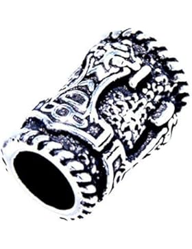 Bartperle Haarperle 925 Silber Thorshammer 5mm