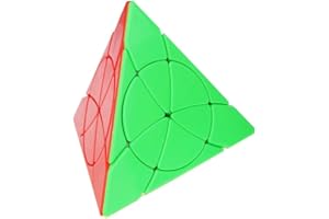 OOSTIFUN Gobus YONGJUN YJ Flower Petal Pyraminx Flor pétalo Pyraminx triángulo Cubo mágico Rompecabezas Velocidad Cubo Juguetes