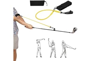 Boxwizard Golf Trainingsgerät Swing Resistance Bands Training Hilfsmittel Zugseil Golfschwung Widerstandsband Trainingshilfe Korrekturwerkzeug Haltungskorrektur Trainer Armband