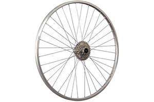 Taylor-Wheels 28 Pouces Roue arrière vélo Cassette 8 Argent