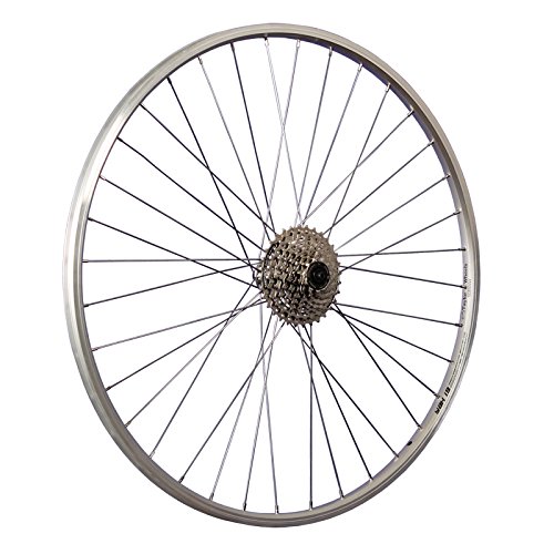 Taylor Wheels 28 Zoll Hinterrad YAK19 mit 8 fach Kassette - silber
