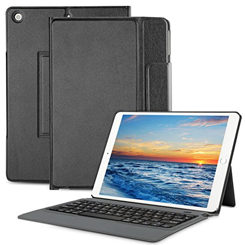 OMOTON Coque Housse Clavier AZERTY iPad 2017 9.7 Pouces Bluetooth, Clavier Français Auto Veille&Ré OMOTON Coque Housse Clavier AZERTY iPad 2017 9.7 Pouces Bluetooth, Clavier Français Auto Veille&Ré