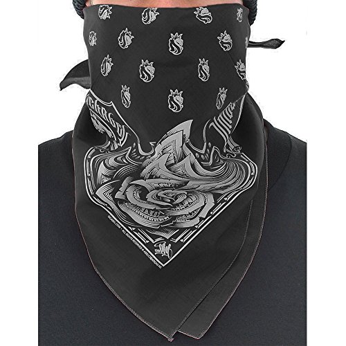 OG Abel OGABEL Unisex Money Rose Bandana Black