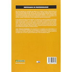 Mantenimiento de redes eléctricas aéreas de baja tensión. Certificados de profesionalidad. Montaje y mantenimiento de instalaciones eléctricas de