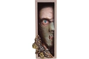 Halloween Peeping Bookends | Scary Book Shelf Divider Realistic Detail | Book Organizer Book Stand Craftsmanship for Books Movies CDs Video Games Joberio