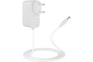 Lonnky 12V 3A Adaptador de Corriente para AVM Fritz!Box 7590, 7530, 7490, 7430, 7390, 6690, 6490, 5590 Router WiFi, 5,5 mm x 2,5 mm DC, 2 m Cable, Compatible con Telekom Speedport Smart