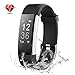 Produktbild Fitness Tracker, Fitness Armband mit Herzfrequenzmesser, Schrittzähler, Schlafmonitor, Aktivitätsmesser, Anruf/SMS Alarm, IP67-Wasserdicht, Bluetooth 4.0 und für Android sowie iOS