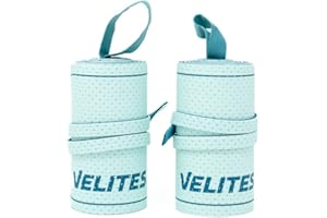 Velites I Polsiere Core Professionali I Materiale Bicap Brevettato, Realizzato in Microfibra I per Cross Training, Palestra o Sollevamento...I Materiale Vegano I Taglia Unica