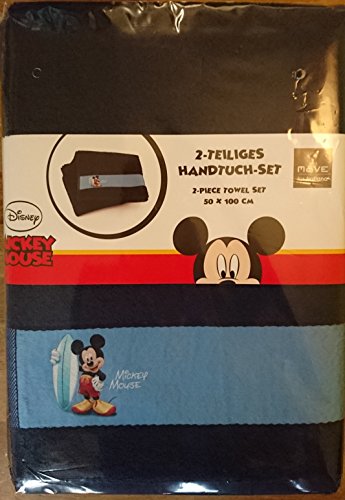 Preisvergleich Produktbild Möve Mickey Mouse 2 teiliges Handtuch Set 50x100cm