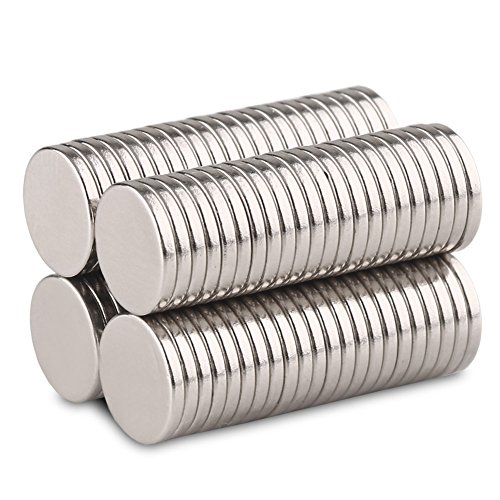 50 Stück N52 starke Neodym Magnete 8 x 1 mm runde Scheiben super Power Magnete …