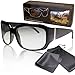 Produktbild SJ3D Passive 3D Brille - edles, hochwertiges Damenmodell, mit silbernen Highlights- Polfilterbrille zirkular polarisiert - Für RealD 3D Kino & TV - Inkl. Mikrofaser Brillenbeutel und Putztuch