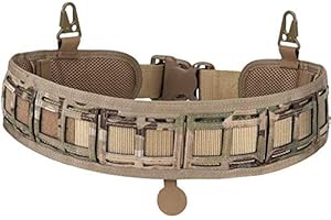 ‎KAYHENG Kayheng Taktisch gepolsterter Patrol Molle-Kampfgürtel Verstellbarer Jagd-Taillen-Patrol-Gürtel Für CS Airsoft Jagdschießen, 1000D Nylon mit hoher Dichte