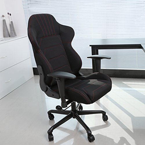 Songmics Racing Sport gaming Chair Office Computer Desk Chair Black RCG04B