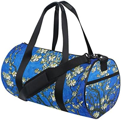 JSTEL Van Gogh Almond Blossom Sports Gym Bag for Women and Men Travel Duffel Bag