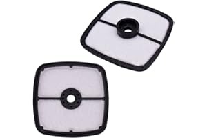 HQRP 2-Pack Air Filter Echo ES-210 ES-211 ES-250 ES-252 ES-2000 ES-2100 ES-2400 Chipper Shredder, Echo EDR-260 Engine Drill Coaster