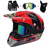 [ESCENARIO PARTICULAR]: Adecuado Hombres Mujeres Adultos Niños Niñas Unisex, Adecuado para Motocross, Cross Country, Street Bike, Off Road, ATV, MTB Downhill Dirt Bike, BMX, City Road Bike Cascos. Casco de scooter.