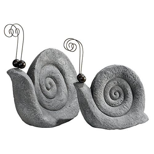 Design Toscano "S/2 At a Snails Pace Statues - Grey