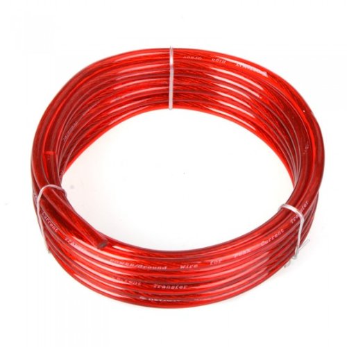 KKmoon 1500W Car Audio Wire Wiring Amplifier Subwoofer Speaker Installation Kit 8GA Power Cable 60 AMP Fuse Holder 5m Cable[Easy Installation of Amplifier and Subwoofer]